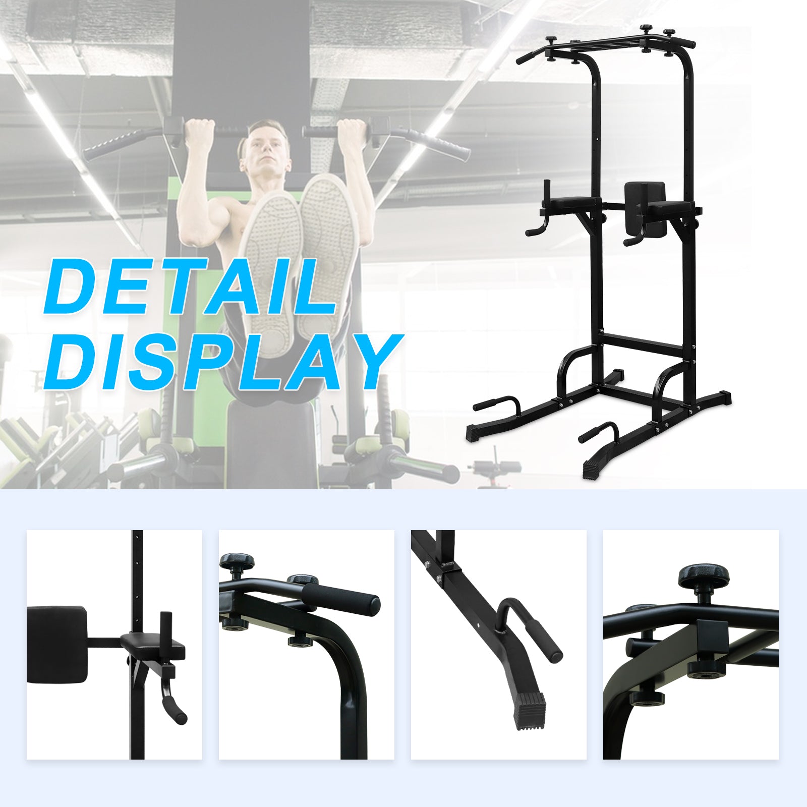 Pull up bar station display